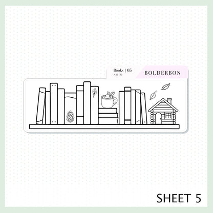 JANUARY 7x9 Notes Kit || Planner Sticker Kit for Erin Condren Planners, Peaceful Pines