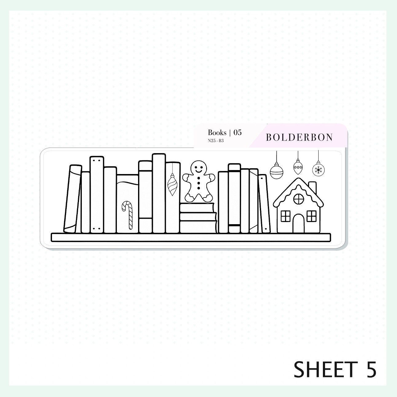 DECEMBER 7x9 Notes Kit || 2025/2026 Planner Sticker Kit for Erin Condren Planners, Festive Christmas Planner Stickers, Holiday Pastel Vibe