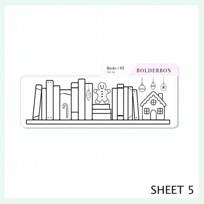 DECEMBER 7x9 Notes Kit || 2025/2026 Planner Sticker Kit for Erin Condren Planners, Festive Christmas Planner Stickers, Holiday Pastel Vibe