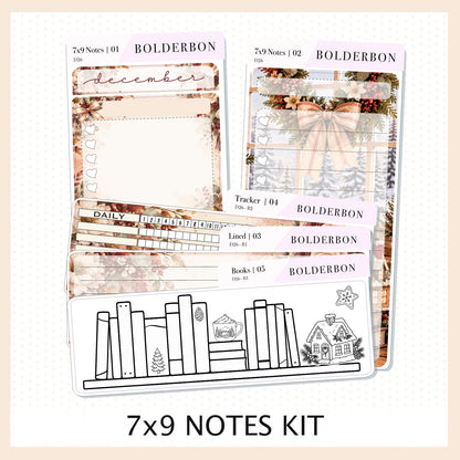 December 7x9 Notes Kit