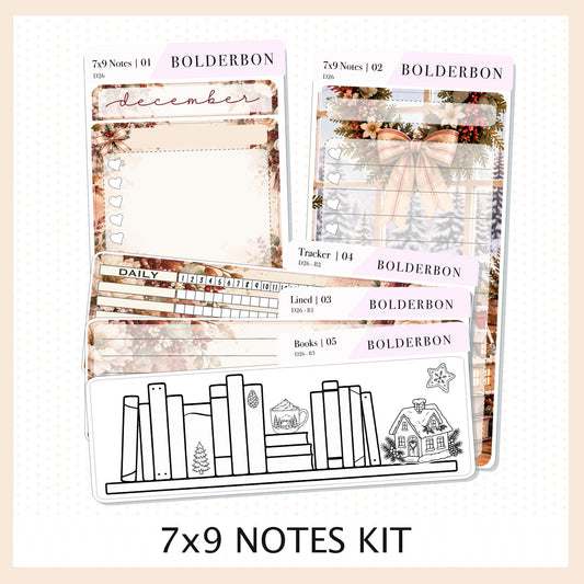 December 7x9 Notes Kit