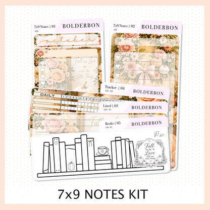 October 7x9 Notes Kit