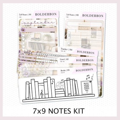 September 7x9 Notes Kit