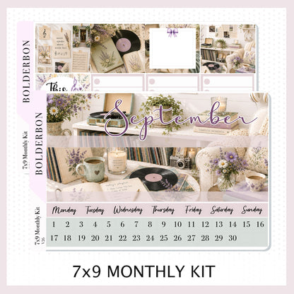 September 7x9 Monthly Sticker Kit