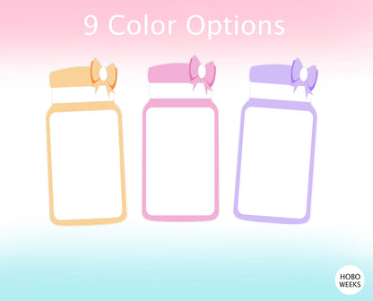 BOW MASON JARS || Hobonichi Weeks Stickers