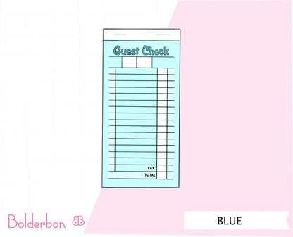 GUEST CHECK STICKERS || Hobonichi Weeks Full Sheet Stickers