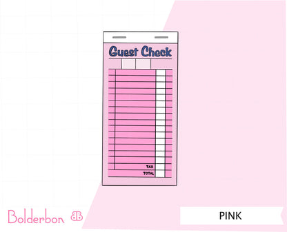 GUEST CHECK STICKERS || Hobonichi Weeks Full Sheet Stickers