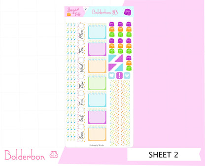 SUGAR DOTS || Hobonichi Weeks Planner Sticker Kit