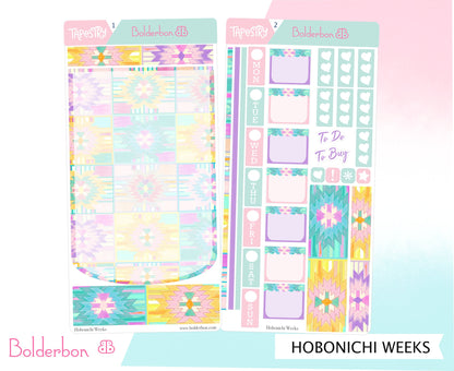 TAPESTRY || Hobonichi Weeks Planner Sticker Kit