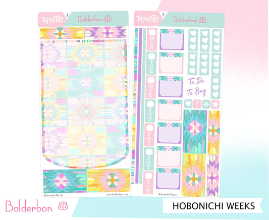 TAPESTRY || Hobonichi Weeks Planner Sticker Kit