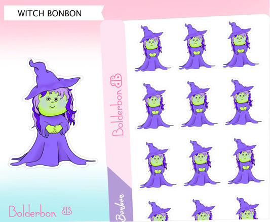 WITCH || Bonbon Character Planner Stickers