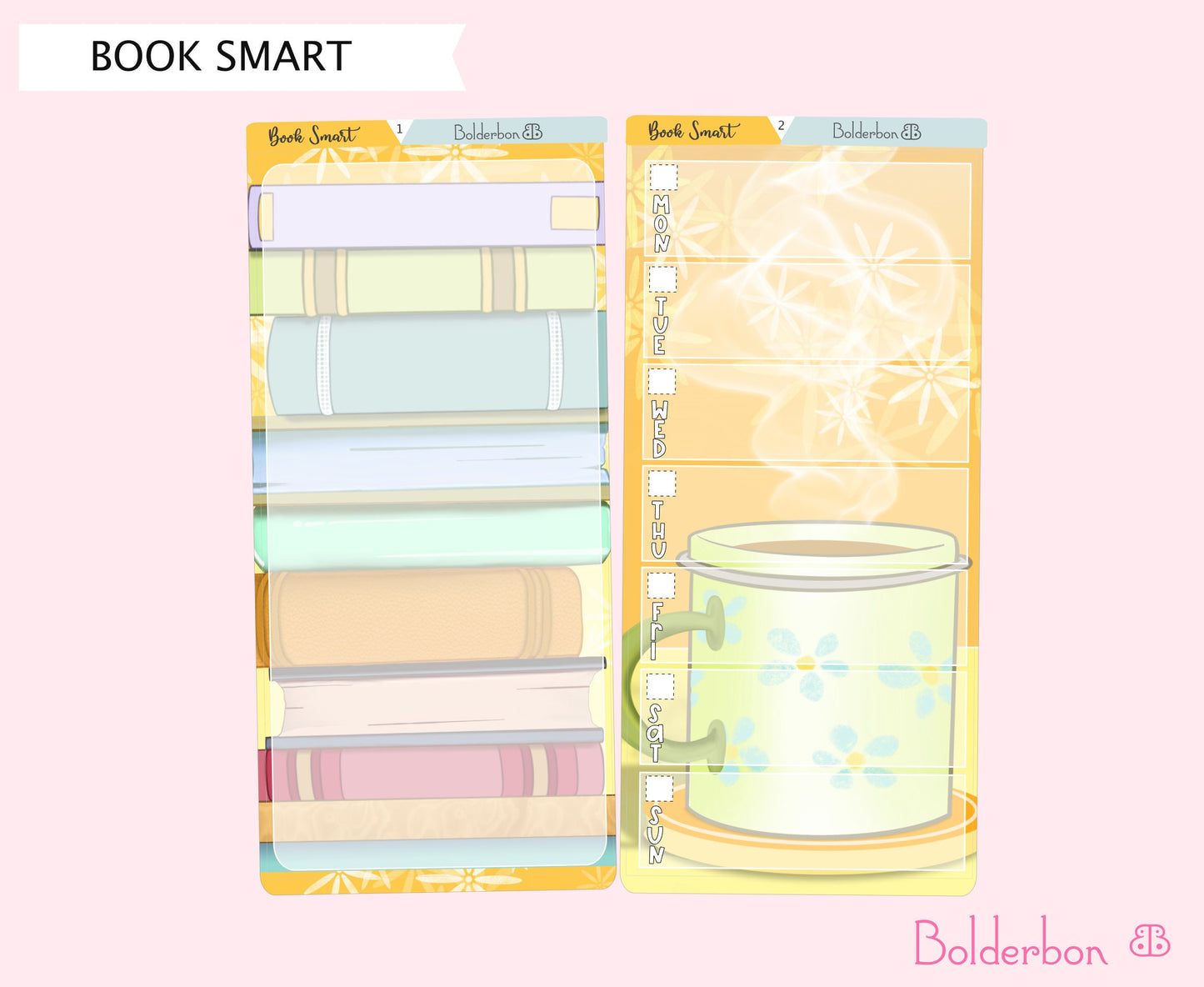 BOOK SMART || Hobonichi Weeks Planner Sticker Kit