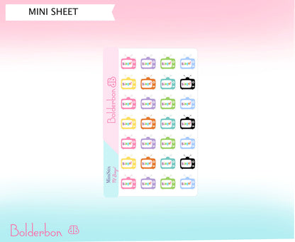 BINGE TV || Icon Planner Stickers