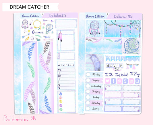 DREAM CATCHER || Hobonichi Cousin Planner Sticker Kit