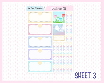 BIG SKY || A5 Daily Duo Planner Sticker Kit