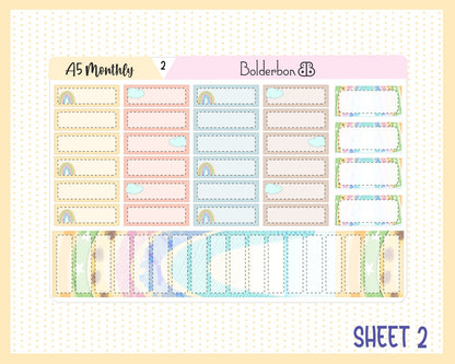 OCTOBER A5 Monthly Kit || Erin Condren Planner Sticker Kit for Compact Vertical, Daily Duo, Horizontal