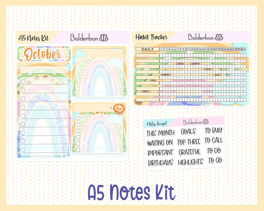 OCTOBER A5 Notes Kit
