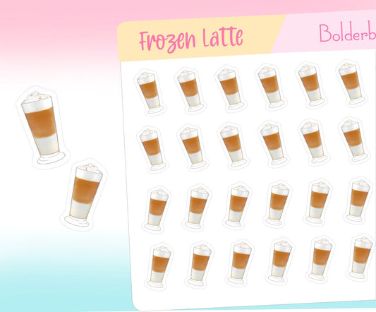 FROZEN LATTE || Icon Planner Stickers