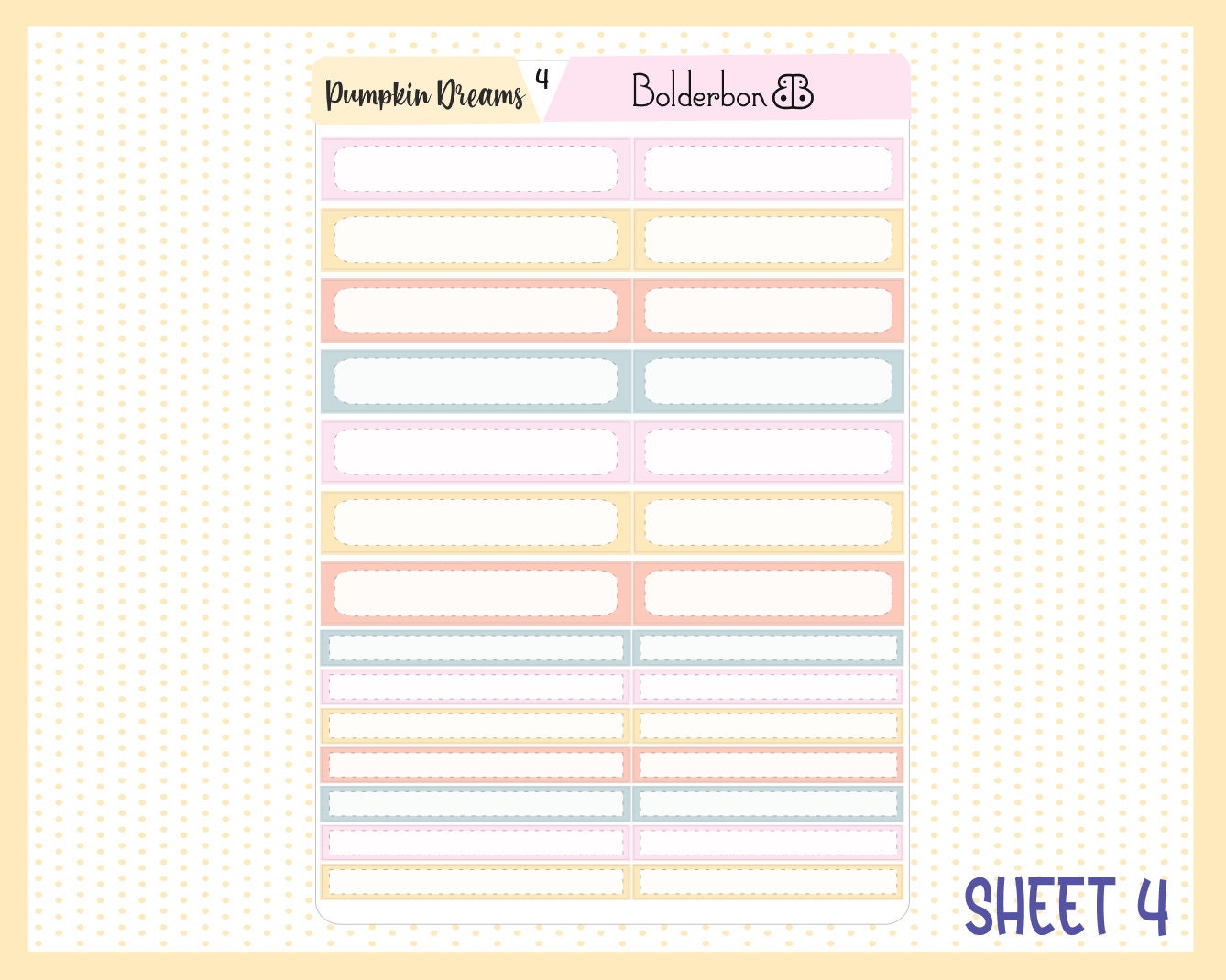 PUMPKIN DREAMS || A5 Daily Duo Planner Sticker Kit