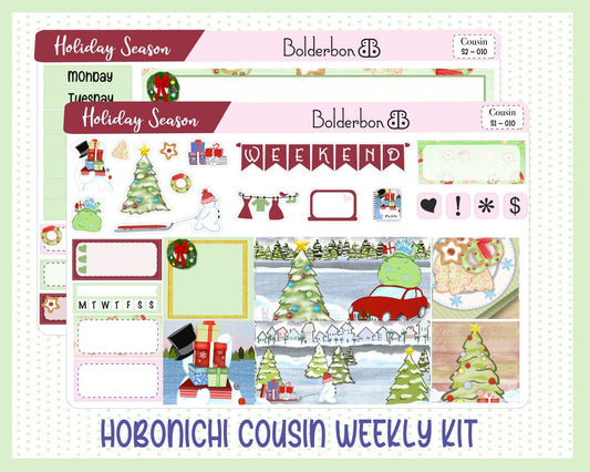 HOLIDAY SEASON || Hobonichi Cousin Planner Sticker Kit