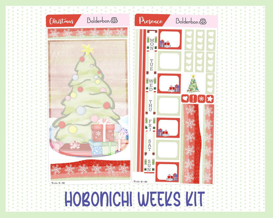 CHRISTMAS PRESENCE || Hobonichi Weeks Planner Sticker Kit
