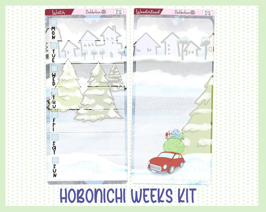 WINTER WONDERLAND || Hobonichi Weeks Planner Sticker Kit