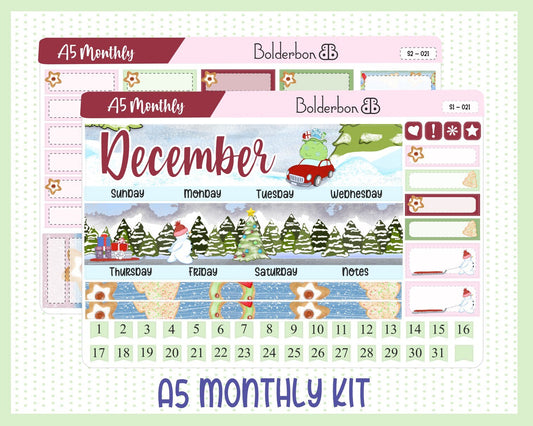 DECEMBER A5 MONTHLY KIT
