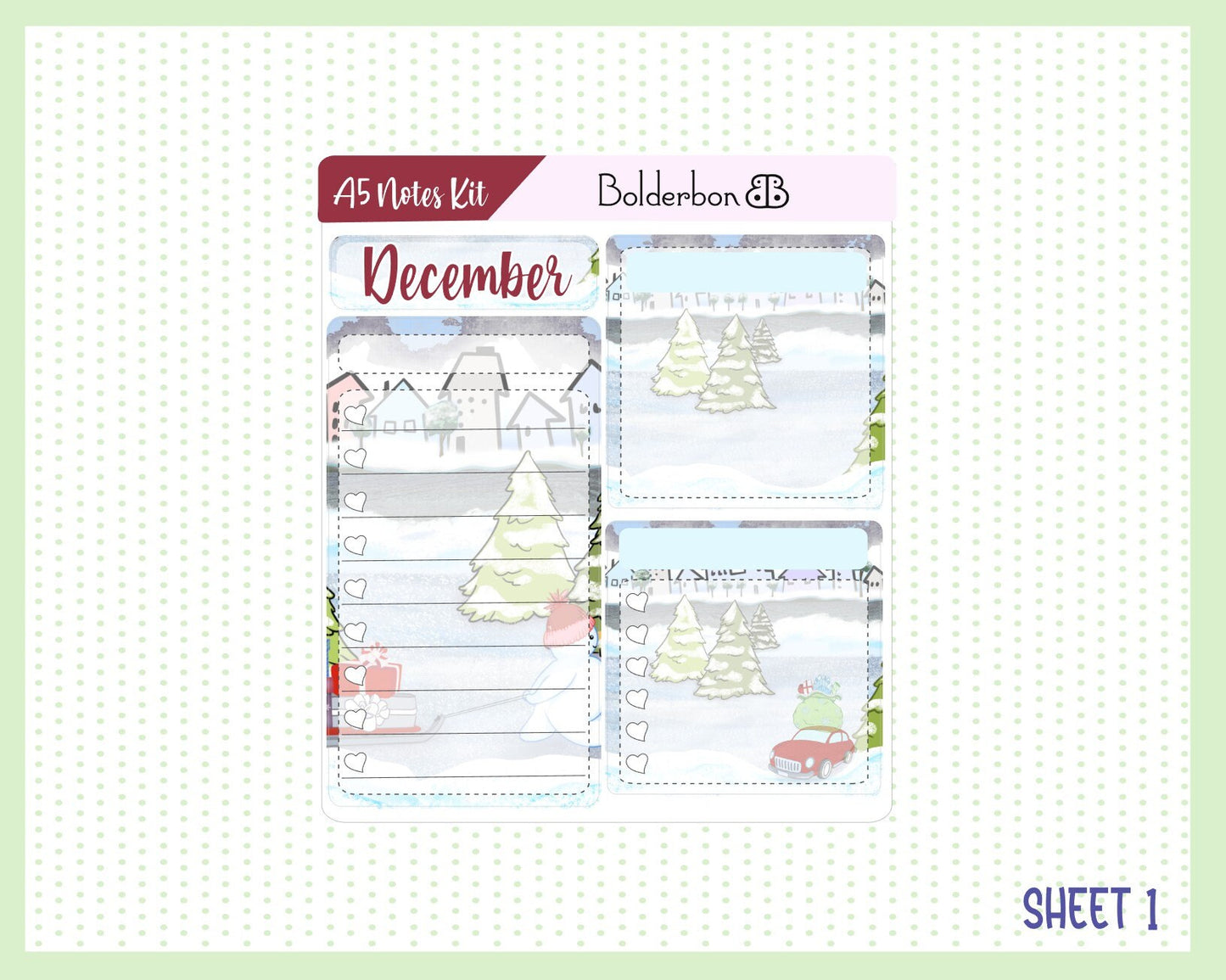 DECEMBER A5 NOTES KIT