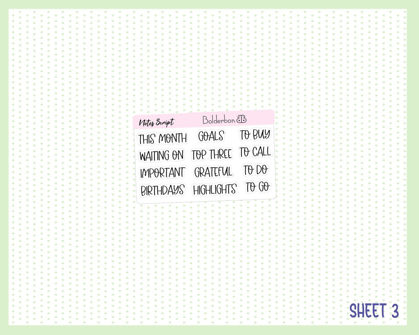 DECEMBER A5 NOTES KIT