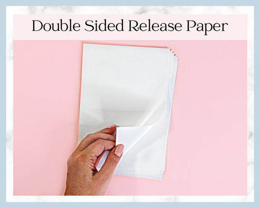 RELEASE PAPER || Double Sided Sticker Release Paper