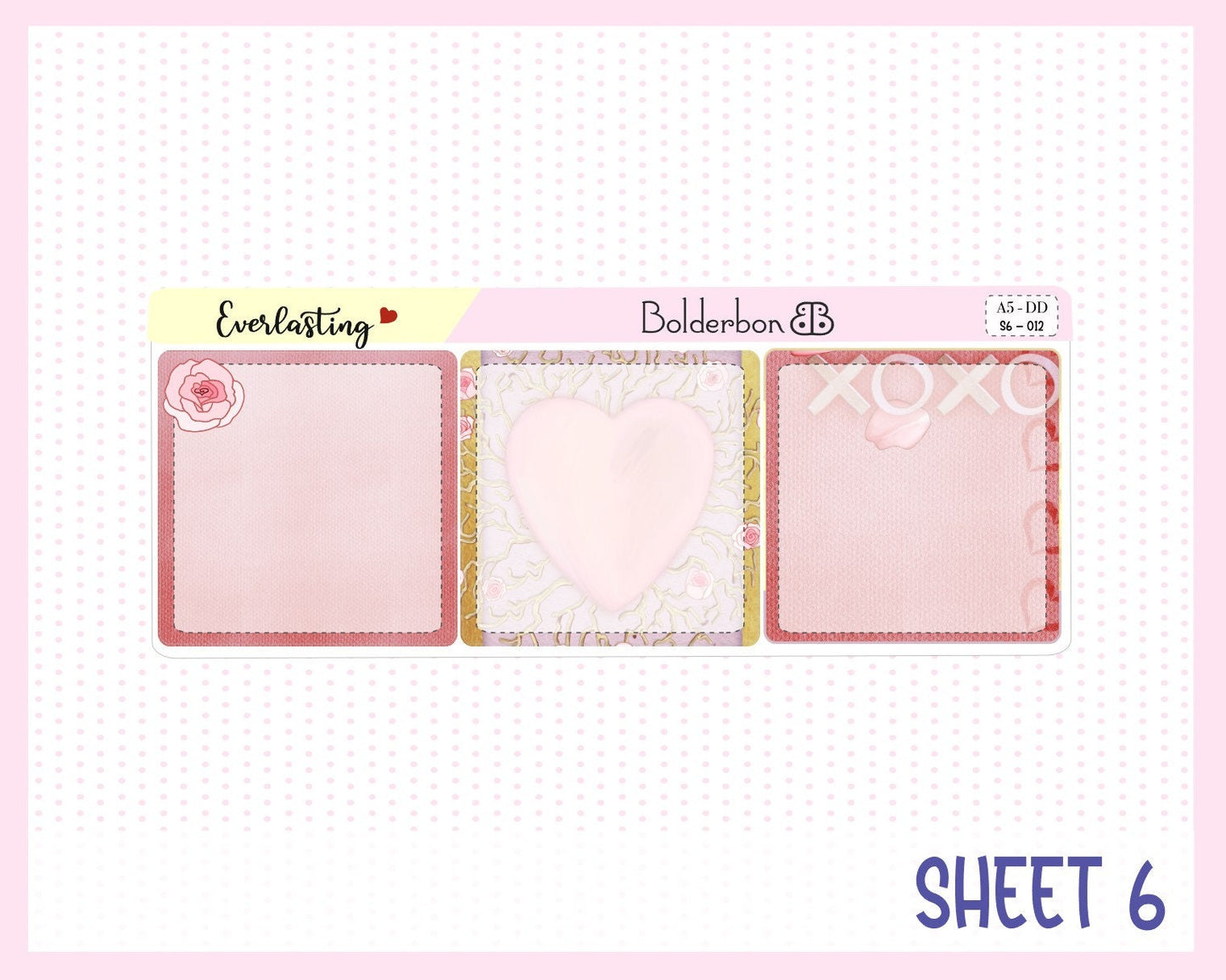 EVERLASTING || A5 Daily Duo Planner Sticker Kit