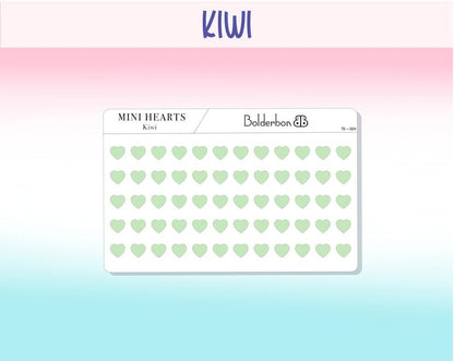 TRANSPARENT HEARTS  || Colorful, Frosted Clear, Pastel, Mini Dots, Planner Stickers, Functional