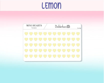 TRANSPARENT HEARTS  || Colorful, Frosted Clear, Pastel, Mini Dots, Planner Stickers, Functional