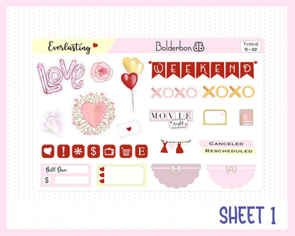 EVERLASTING || 7x9 Vertical Planner Sticker Kit
