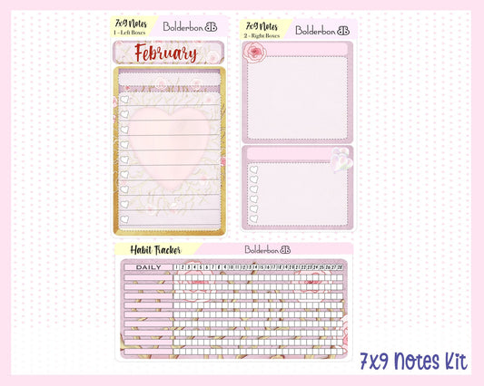 FEBRUARY 7x9 Notes Kit
