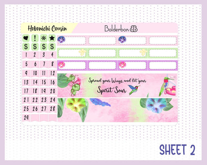 MARCH Hobonichi Cousin and A5 Day Free || Monthly Planner Sticker Kit, Valentine, Love