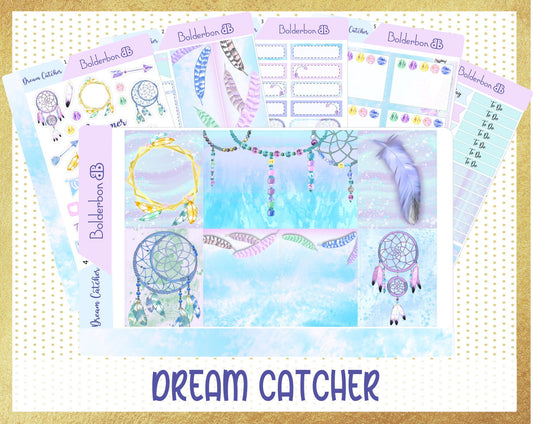 DREAM CATCHER || 7x9 Vertical Planner Sticker Kit