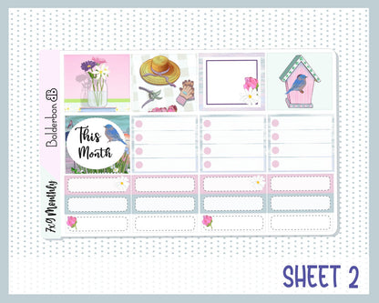 APRIL  7x9 Monthly Sticker Kit
