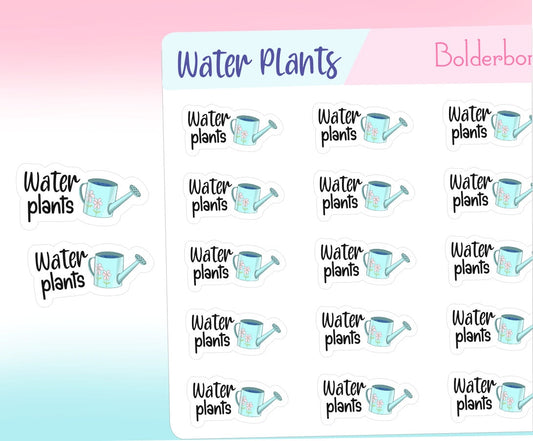 WATER PLANTS || Functional Planner Stickers