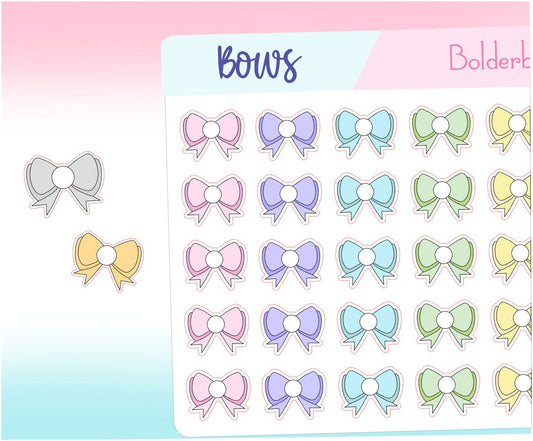 BOWS || Icon Planner Stickers