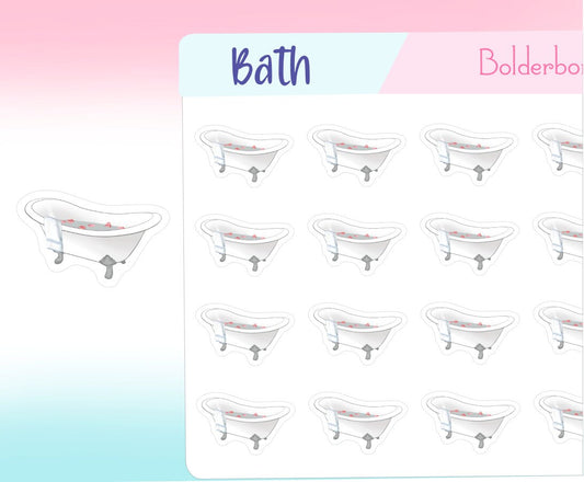 BATH || Icon Planner Stickers