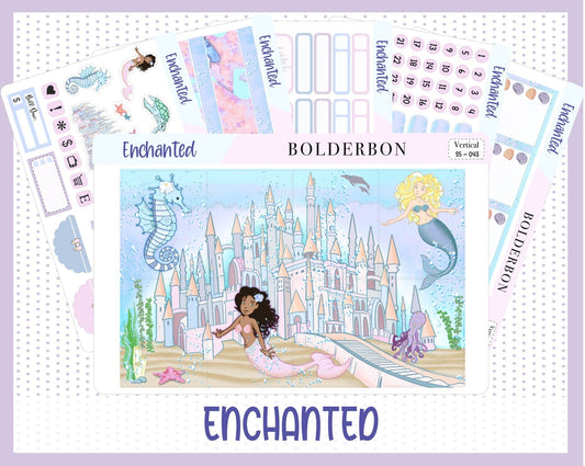 ENCHANTED || 7x9 Vertical Planner Sticker Kit