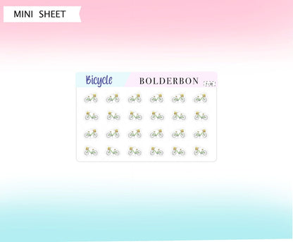 BICYCLE || Planner Stickers, Bike, Exercise