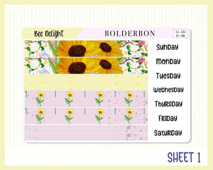 BEE DELIGHT || A5 Daily Duo Planner Sticker Kit