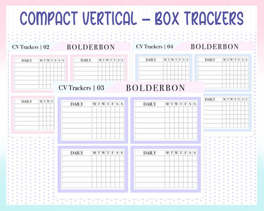 CV Bottom Box Trackers || EC Compact Vertical Weekly Trackers