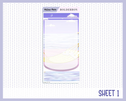 MELLOW MOON || Hobonichi Weeks Planner Sticker Kit