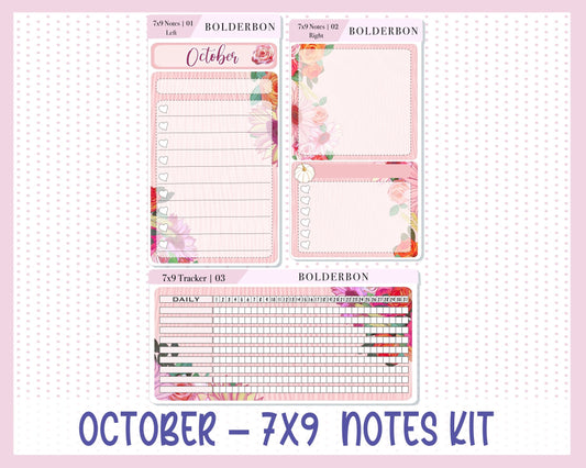 OCTOBER 7x9 Notes Kit