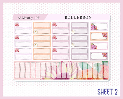 OCTOBER A5 MONTHLY KIT || Planner Sticker Kit