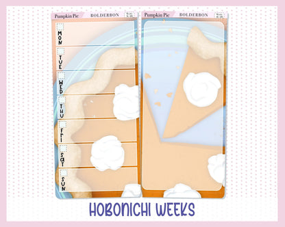 PUMPKIN PIE || Hobonichi Weeks Planner Sticker Kit