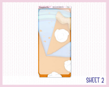PUMPKIN PIE || Hobonichi Weeks Planner Sticker Kit